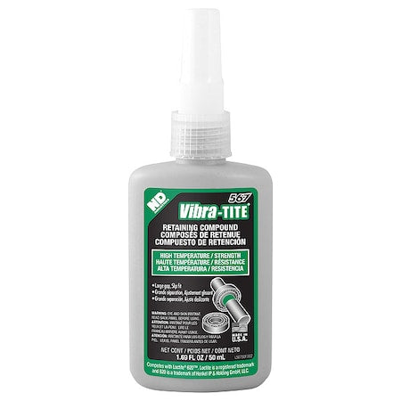 Retaining Compound, 567 Series, Green, Liquid, 50ml, Bottle