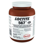 Pipe Thread Sealant, 1L, Bottle, Low Strength, Off-White, Loctite 567