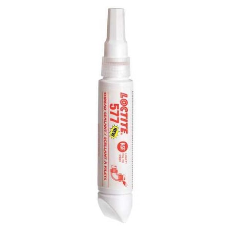 Pipe Thread Sealant 8.5 fl oz, Tube, 577, Yellow, Liquid