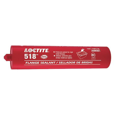 Anaerobic Gasket Sealant, 300 mL, Red, Temp Range -65 to 300 Degrees F