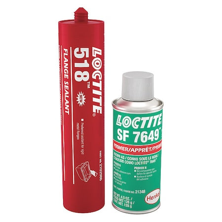 Anaerobic Gasket Sealant, 300 mL, Red, Temp Range -65 to 300 Degrees F