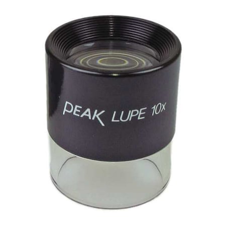 Fixed Focus Loupe,10X,24mm Lens Dia.