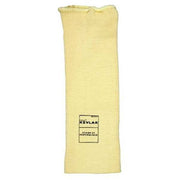 Cut-Resistant Sleeve: ANSI/ISEA Cut Level A3, Kevlar ( 7 ga ), Yellow, Knit Cuff, 10 in Length