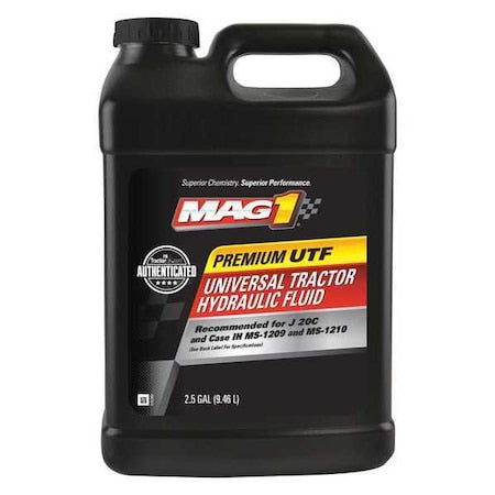 2.5 gal Bottle, Hydraulic Oil, 68 ISO Viscosity, 10W-30 SAE