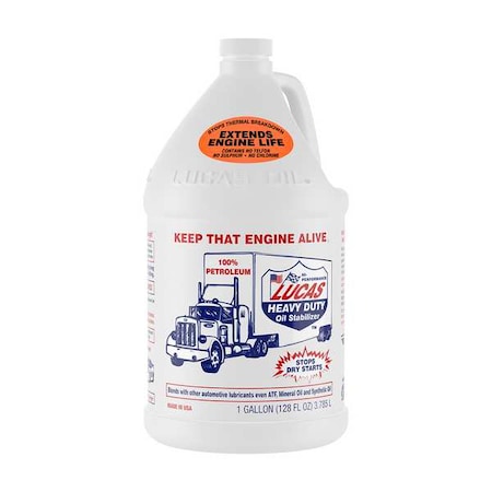 Heavy Duty Oil Additive, Amber, 1 gal.