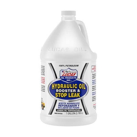 1 Gal. Hydraulic Oil Booster and Stop Leak Bottle, 20W SAE, Amber