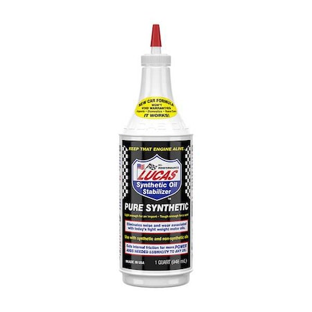 Synthetic Oil Booster, Clear, 1 qt.