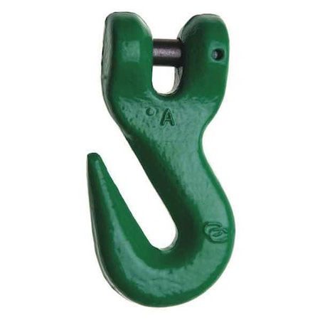 1/2" Quik-Alloy Grab Hook, Grade 100, Painted Green