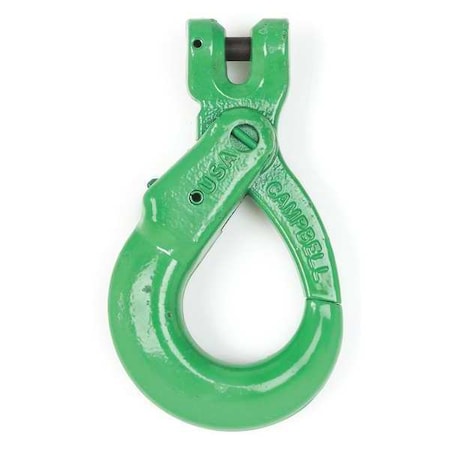 9/32" Quik-Alloy Self Locking Hook, Grade 100, Painted Green