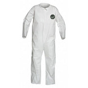 50 Coverall. Collar. Open Wrists and Ankles. White. 5X