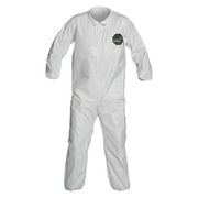 50 Coverall. Collar. Elastic Wrists and Ankles. White. 3X
