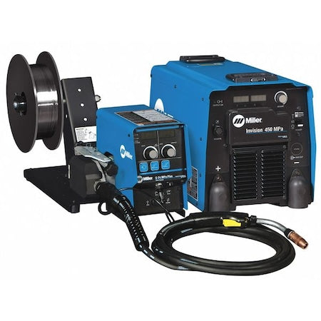 MIG Welder, Invision 450 MPa, Phase Three-Phase, 220/230/240V AC, 460V AC, 450A at 37V DC, 100%
