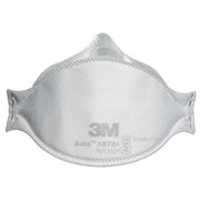 Disposable Respirator, N95, Flat-Fold, Dual, Non-Adjustable, Metal Nose Clip, M