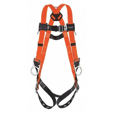 Titan II Full Body Harness, L/XL, 400 lb., Mating Chest/ Tongue Leg Straps, Back, Hips D-Ring
