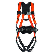 Titan II Full Body Harness, L/XL, 400 lb., Mating Chest/ Tongue Leg Straps, Back, Hips D-Ring
