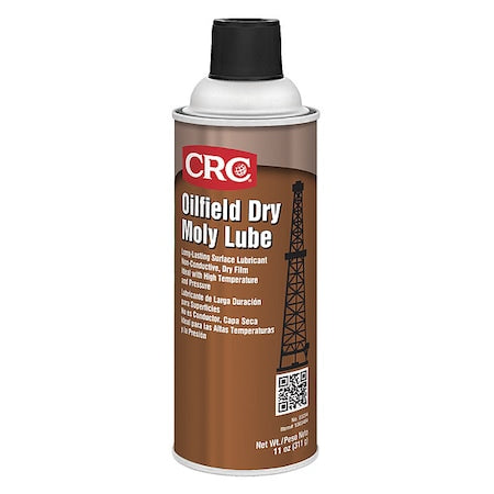 Dry Film Lubricant, 16 oz, Aerosol Can, Molybdenum, Gray