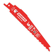 6 in L x 8/14 TPI Reciprocating Saw Blade, 25 PK