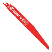 9"L x 8/10 TPI Metal Cutting Coated Reciprocating Saw Blade, 25PK