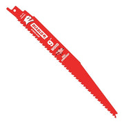 9 in L x 4/6 TPI Reciprocating Saw Blade, 5 PK