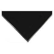 Entrance Mat, Nylon, 3/8 in Thick, Black, 3 ft W x 5 ft L