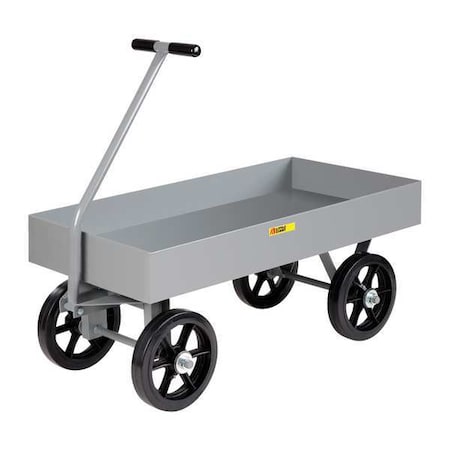 Wagon Truck,3500 lb.,Mold-On Rubber