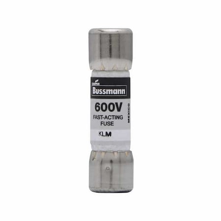 Midget Fuse, Fast-Acting, 3A, 600V AC, Non-Indicating, 100kA at 600V AC, 50kA at 600V DC