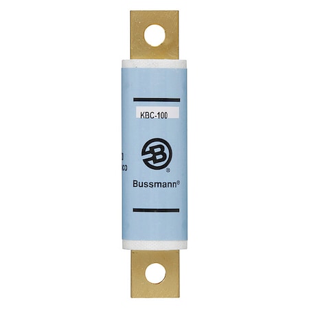 Semiconductor Fuse, 100A, Fast-Acting, 600V AC, Bolt-On