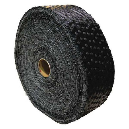 Pavement Marking Tape, Retroreflective Polymer, 120 yd Length, 8 in Width, 1/16 in Height, Black