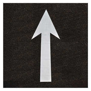Straight Arrow Symbol Tape, Retroreflective Polymer, 115 in Length, 38.4" Width, 1/16 in Height