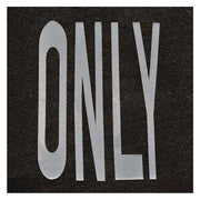 Pavement Marking Tape, Retroreflective Polymer, 96 in Length, 120" Width, 1/16 in Height