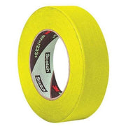 Painter's Tape, 3/4 in W x 120 yd L, 6.3 mil Thick, Yellow, Rubber Adhesive, 48 PK