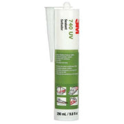Polymer Adhesive Sealant, 10 oz, Cartridge, White, Polymer Base, 740 UV