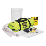 Spill Kit, 5 gal Volume Absorbed per Kit, Not Applicable Capacity, Bag, Yellow, 31