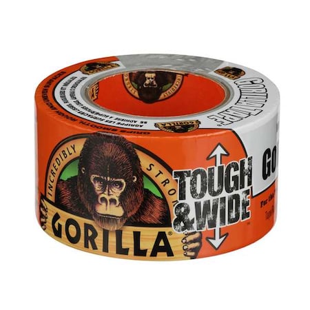 Duct Tape, White, 25 yd L, 2-7/8 in W