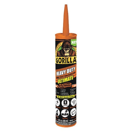 Polyurethane Adhesive, Ultimate Series, White, 9 oz, Cartridge