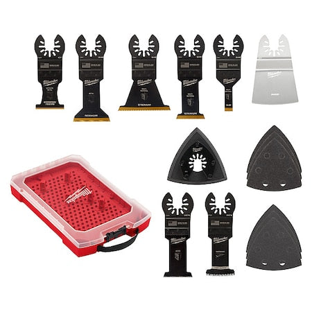 OscilToolBladeSet,8pcs,W:0.375"to2.5"