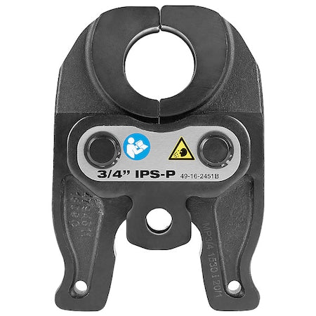 M12 FORCE LOGIC Press Jaw, For 3/4 in Black Iron, Stainless Steel Pipe