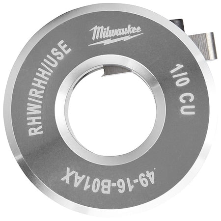 1/0 AWG Copper & Aluminum RHW / RHH / USE Bushing for M12 and M18 Cable Strippers