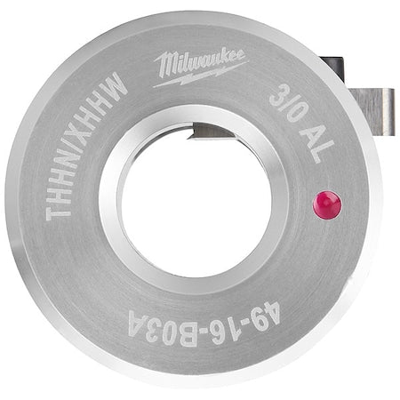 3/0 AWG Aluminum THHN / XHHW Bushing for M12 and M18 Cable Strippers