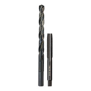 3/8"-16 NC Straight Flute Plug Tap & 5/16" Drill Bit