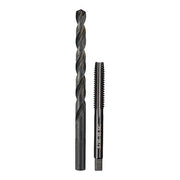 5/16"-18 NC Straight Flute Plug Tap & F Drill Bit