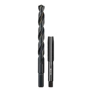 1/2"-13 NC Straight Flute Plug Tap & 27/64" Drill Bit