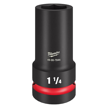 Impact Socket,Socket Size 1 1/4",Deep