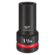 Impact Socket,Socket Size 1 1/16",Deep
