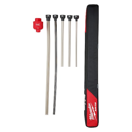 AIR-TIP Long Reach Flexible Micro Hose Attachment Set for Wet/Dry Vacuums