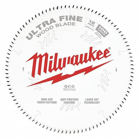 12" 100T Ultra Fine Finish Circular Saw Blade