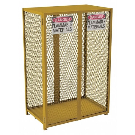 Gas Cylinder Cabinet,71-3/4" Hx50" W