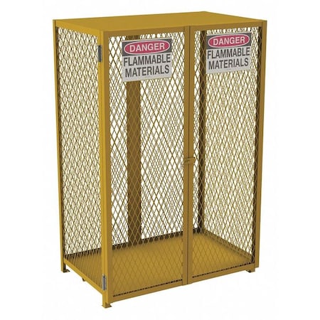 Gas Cylinder Cabinet,71-3/4" Hx50" W