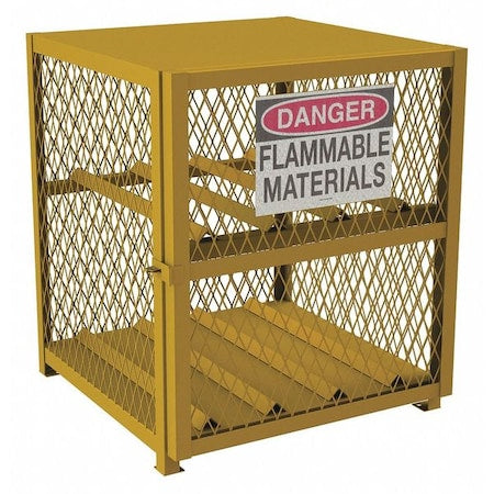 Gas Cylinder Cabinet,34-7/8" Hx30-1/8" W