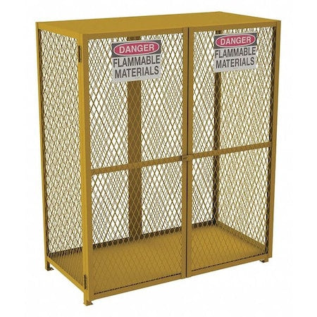 Gas Cylinder Cabinet,71-3/4" Hx60" W